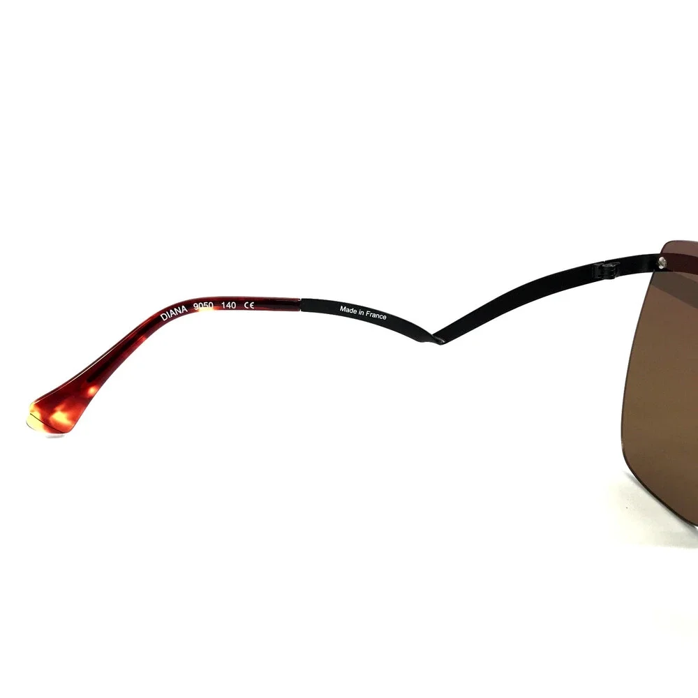 BOZ Sunglasses DIANA 9050 Antique Brushed Gold with Brown Mask Lens 57-15-140